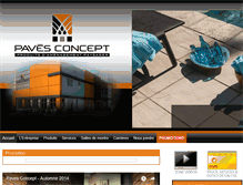 Tablet Screenshot of pavesconcept.ca